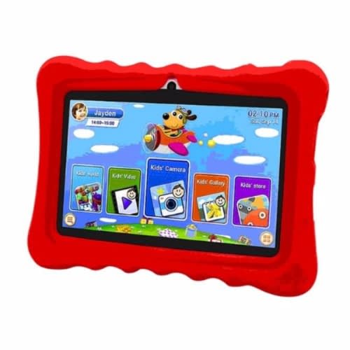 Kt1 Android Tablet For Kids Education - 7" - 2GB RAM - 16GB ROM - Wi-Fi - 3000mAh - Orange