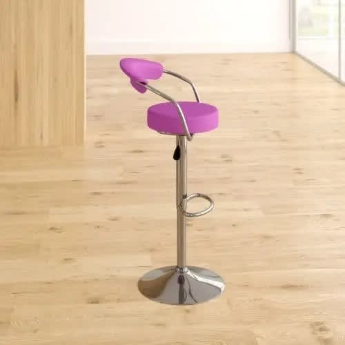 Round  Barstool - Purple