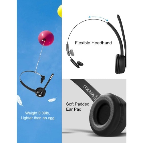 Pro Trucker Bluetooth Headset - Black