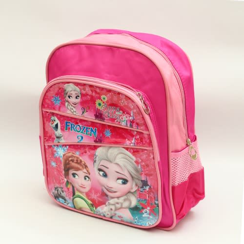 Anna And Elsa Cartoon School Bag For Kids - (26cm*13cm*32cm)