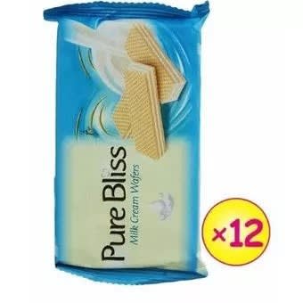 Pure Bliss Cream Wafers - 45g x 12