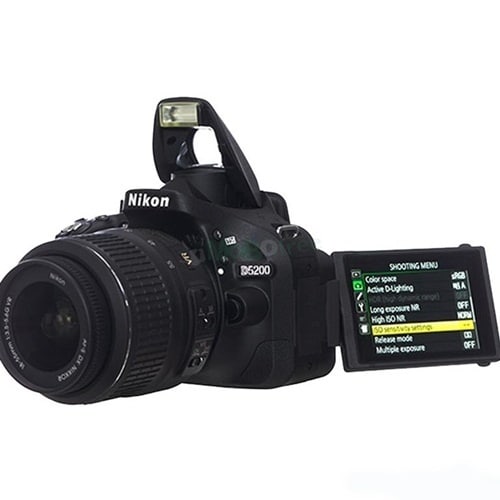 D5200 DSLR Camera with 18-55mm Lens+Flip LCD