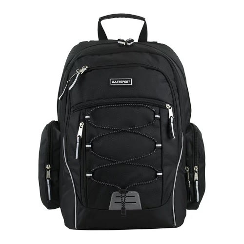 Optimus Expandable Laptop - School Backpack Bag- Black