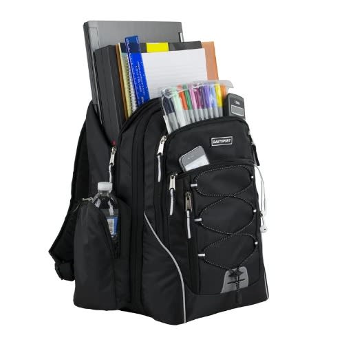 Optimus Expandable Laptop - School Backpack Bag- Black