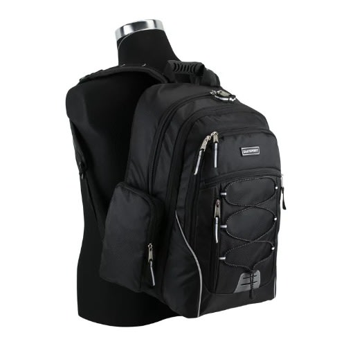 Optimus Expandable Laptop - School Backpack Bag- Black
