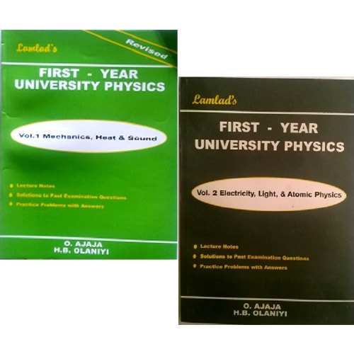 First-Year University Physics Vol 1 & 2  by O. Ajaja