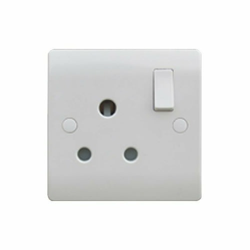 15a Socket - 5 Pcs  - White