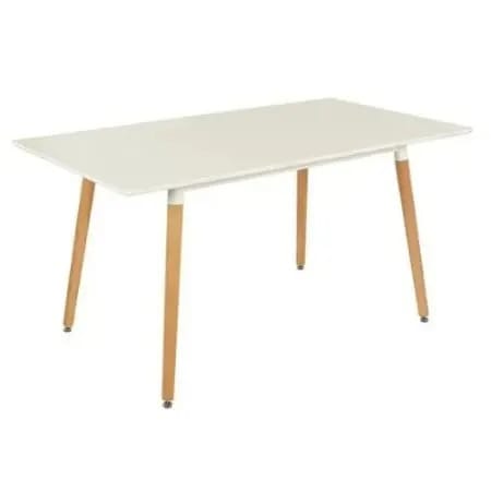Dinner Table With Morden Design - White