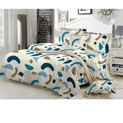 Bedsheet With Beautiful Pattern And Pillowcases