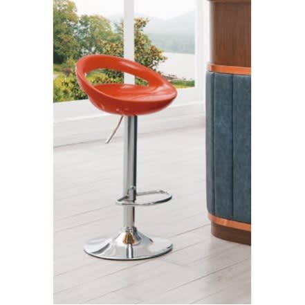 Round Low Back Bar Stool