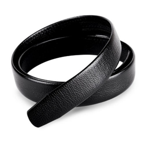 Men Leather Belt - Black
