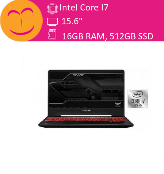 TUF Gaming 15.6"  Intel Core I7- 10870H 16GB RAM 512GB SSD 4GB NVIDIA GeForce GTX 1050 Win 10- Black