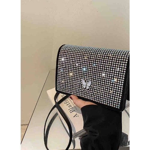Ladies Fashion Rhinestone Handbag