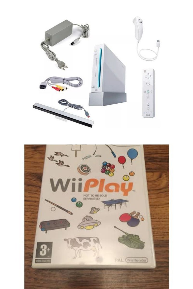 Wii Console+Accessories With Wii Play - White