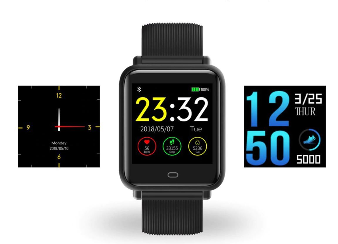 Blood Pressure Smartwatch 15 Days Work,Heart Rate Waterproof