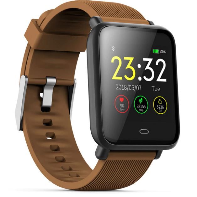 Blood Pressure Smartwatch 15 Days Work,Heart Rate Waterproof