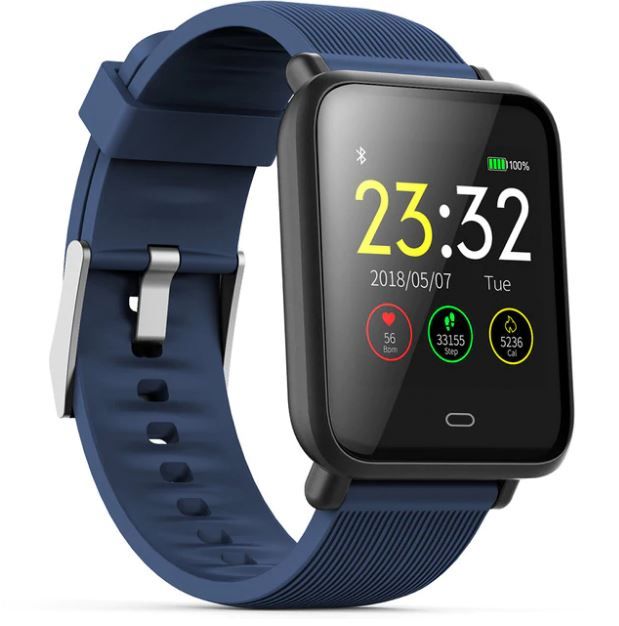 Blood Pressure Smartwatch 15 Days Work,Heart Rate Waterproof