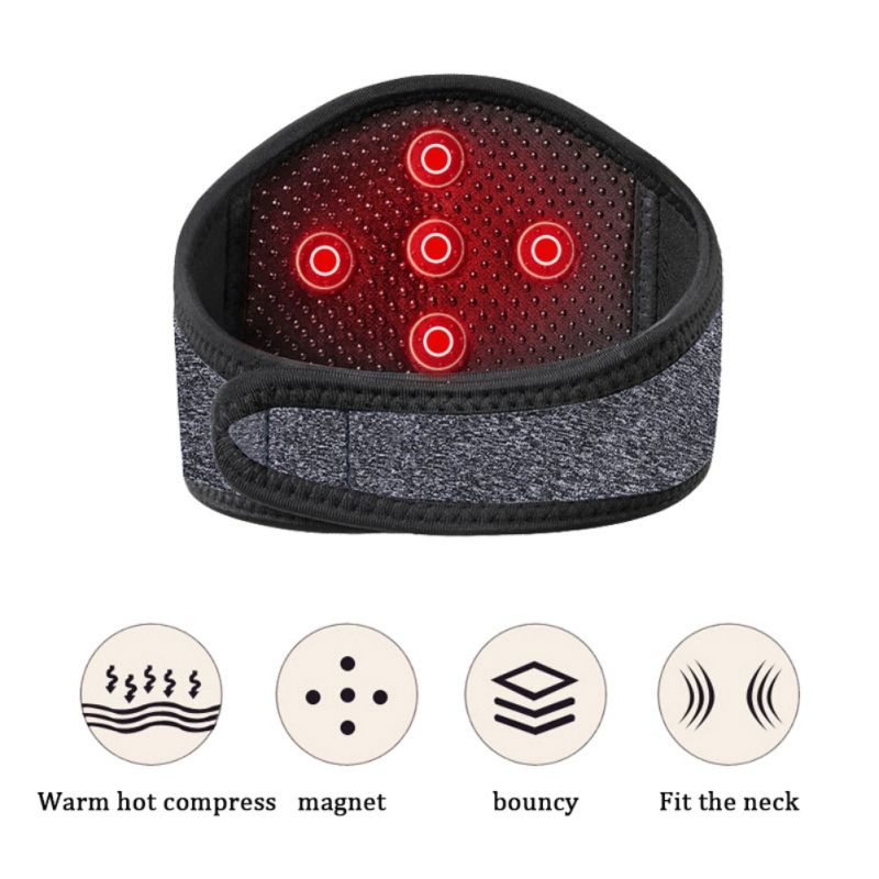Therapy Wrap Protect Neck Massager Belt Heated Pad