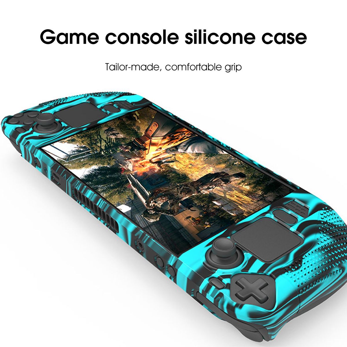 Silicone Case Soft Game Console Silicone Blue