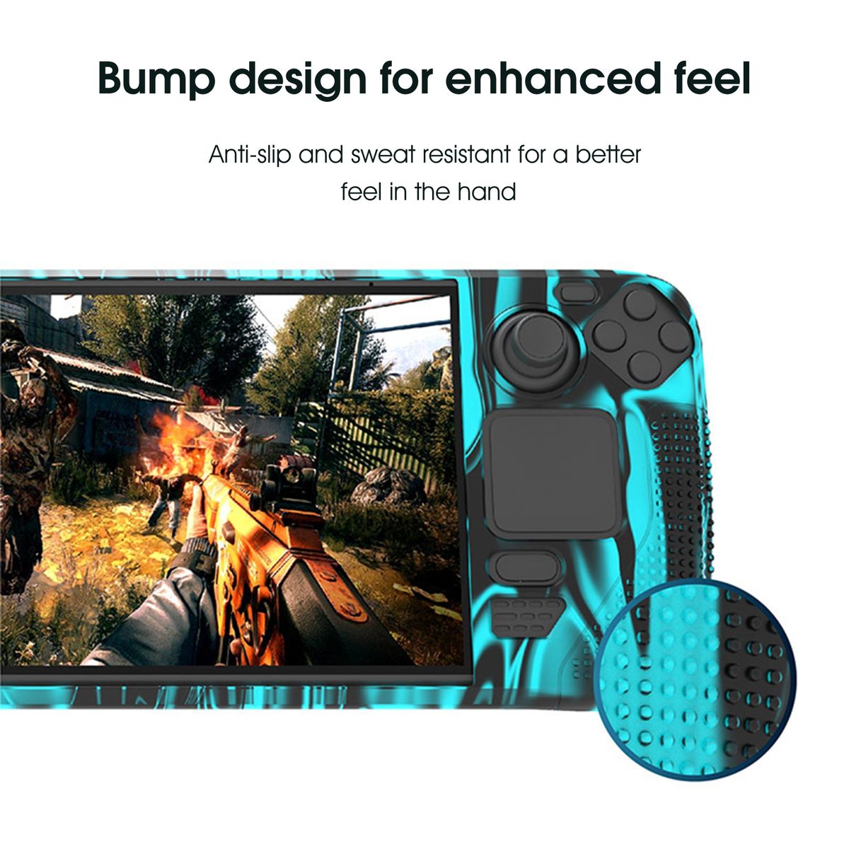 Silicone Case Soft Game Console Silicone Blue