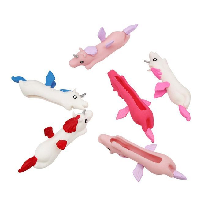 TPR  Atapult Toys Slingshot Flying Uni Orn Shape Exquisite Toys For Kid-colorful