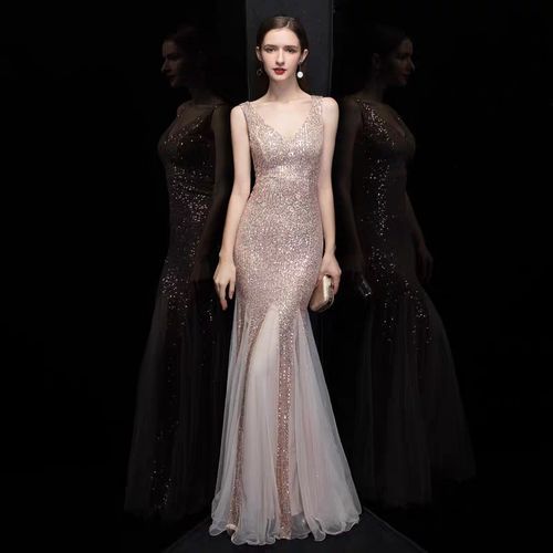 Mermaid Cocktail Dress Long Formal Prom Party Gown