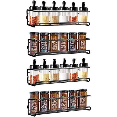 4Pcs Spice Racks