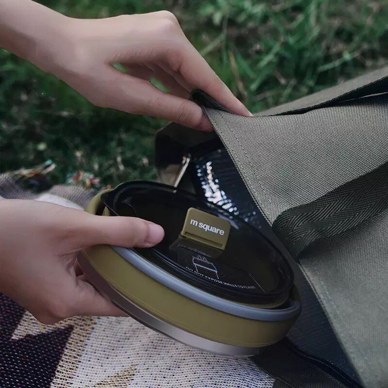 Camping Equipment Foldable Tableware Silica Outdoor Picnic Set Cooking Utensils Tourist Dishes