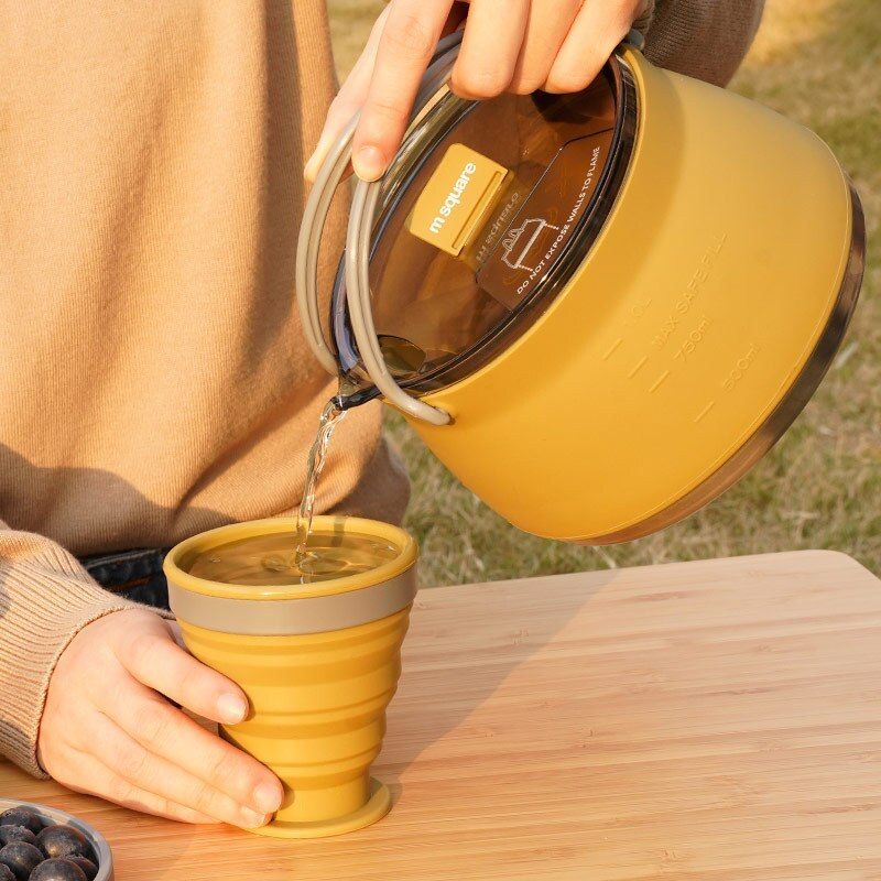 Camping Equipment Foldable Tableware Silica Outdoor Picnic Set Cooking Utensils Tourist Dishes