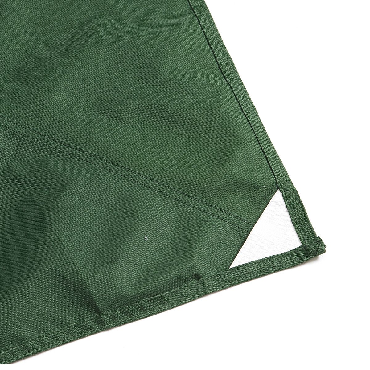 3X3M 2-Tier Replacement Canopy Tent Top Patio Garden Gazebo Sunshade UV Cover NEW Rainproof Green