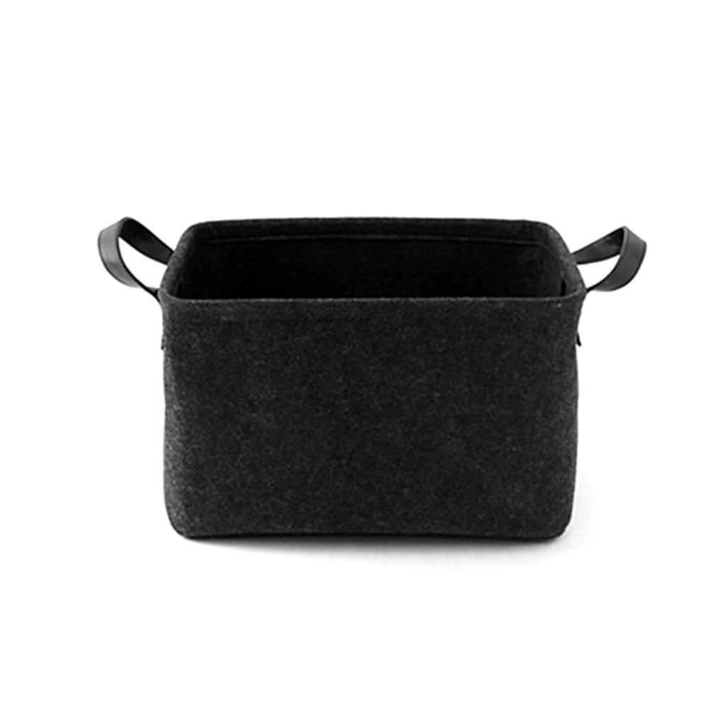 Wool Felt Storage Baskets Book Foldable Laundry Basket Toy