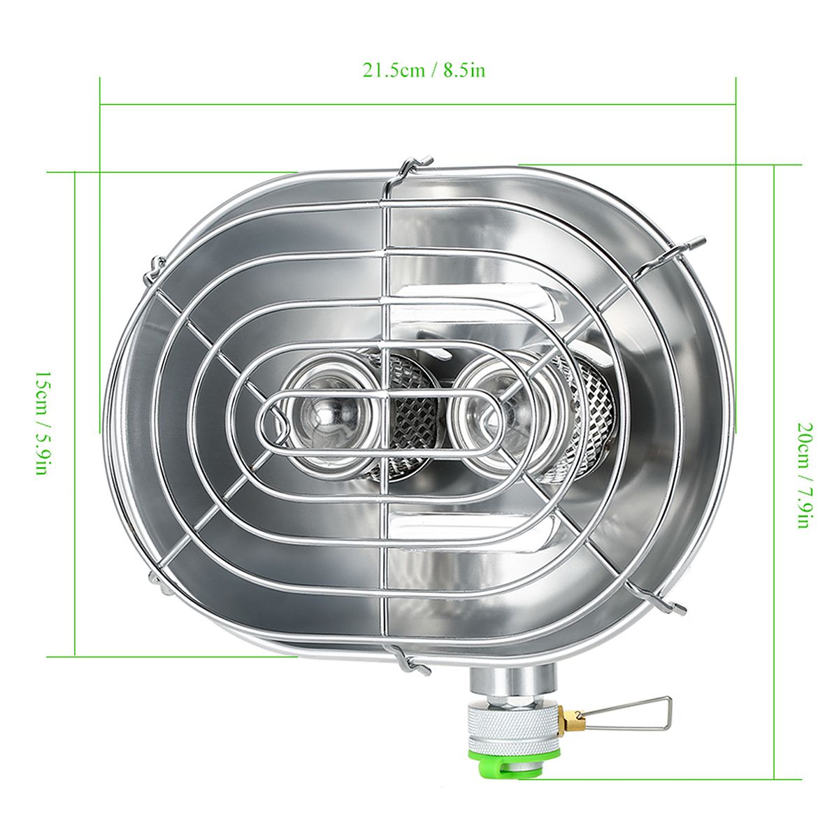Double Head Outdoor Heater Portable Infrared Ray Camping