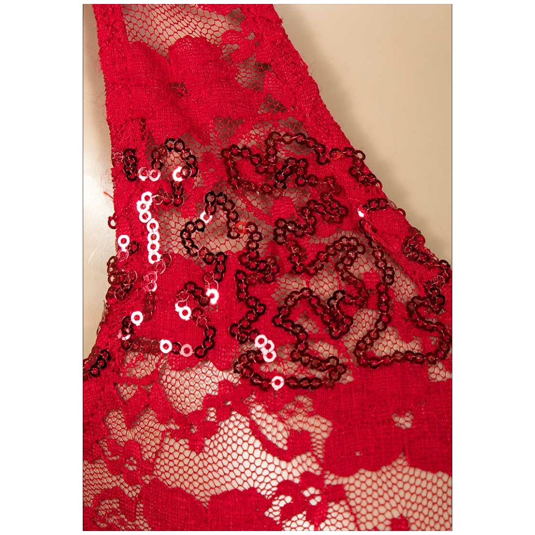 Mfed Ladies Scoop Neck Lace Sleeveless Top