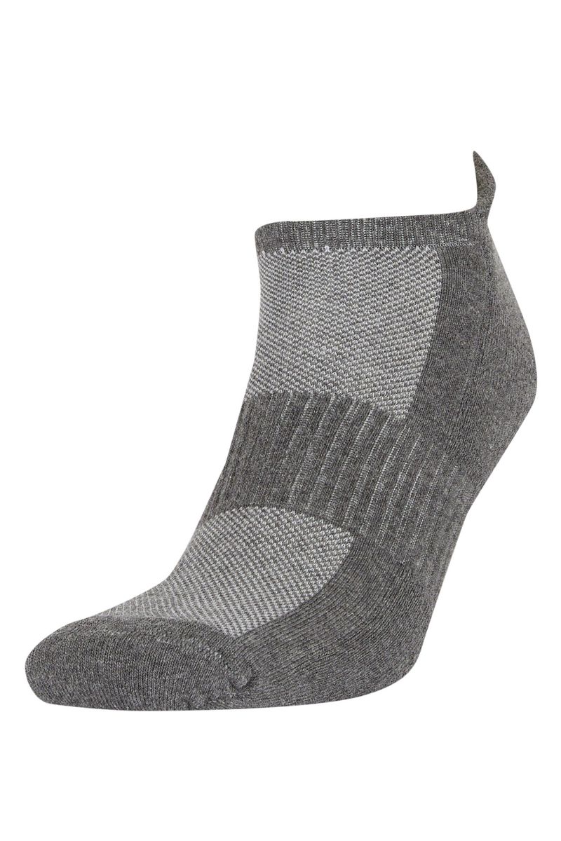 2-Piece Man Low Cut Low Cut Socks - Grey
