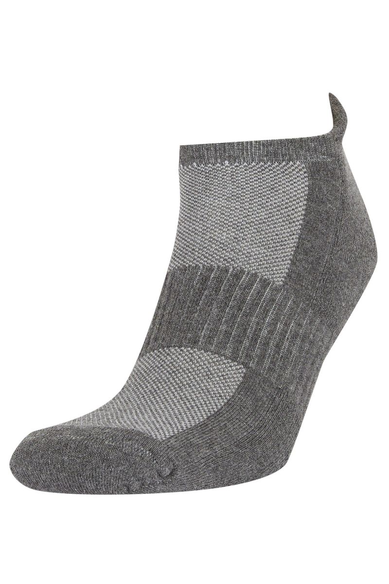 2-Piece Man Low Cut Low Cut Socks - Grey