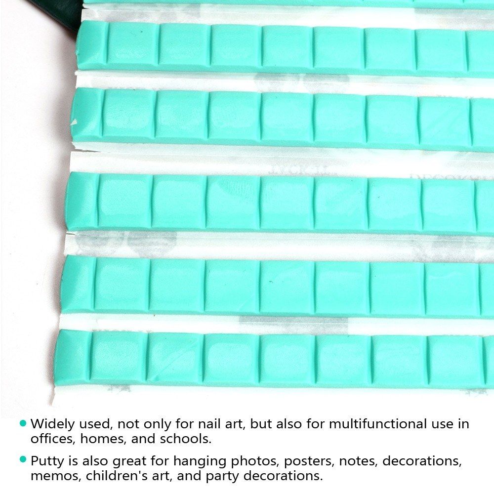 180 Pieces Removable Adhesive Putty Nail Clay Reusable Multipurpose Mounting Tacky Putty For Nail Tools