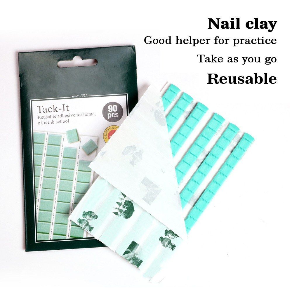 180 Pieces Removable Adhesive Putty Nail Clay Reusable Multipurpose Mounting Tacky Putty For Nail Tools