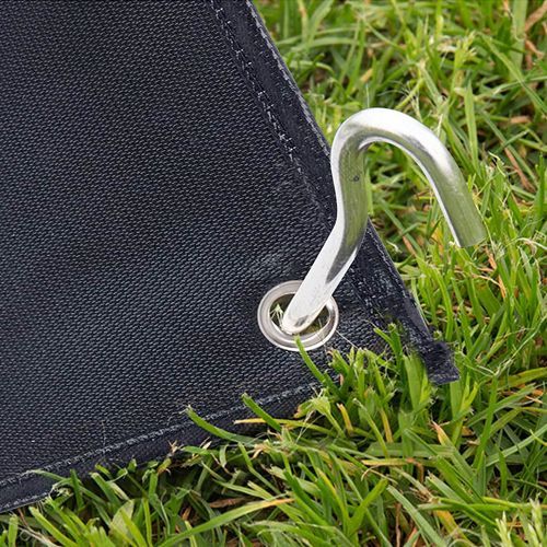 TOMSHOO Under Grill Mat Fire Pit Deck Patio Ember Mat