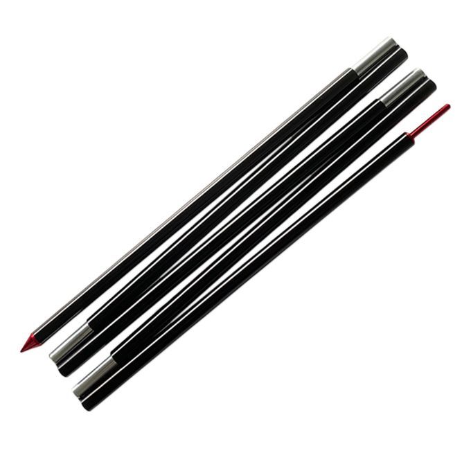 Portable Solid Tarp Poles 220cm Backpacking Canopy Awning Tent Rod 5