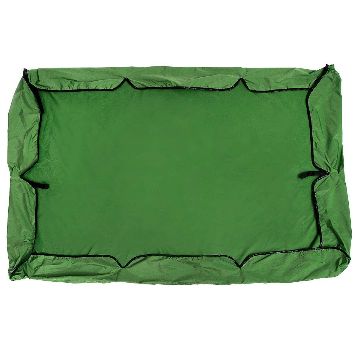 195*125cm Waterproof Swings Top Cover Replacement Canopy Chair UV Protection 2-3 Person Outdoor Patio Army Green