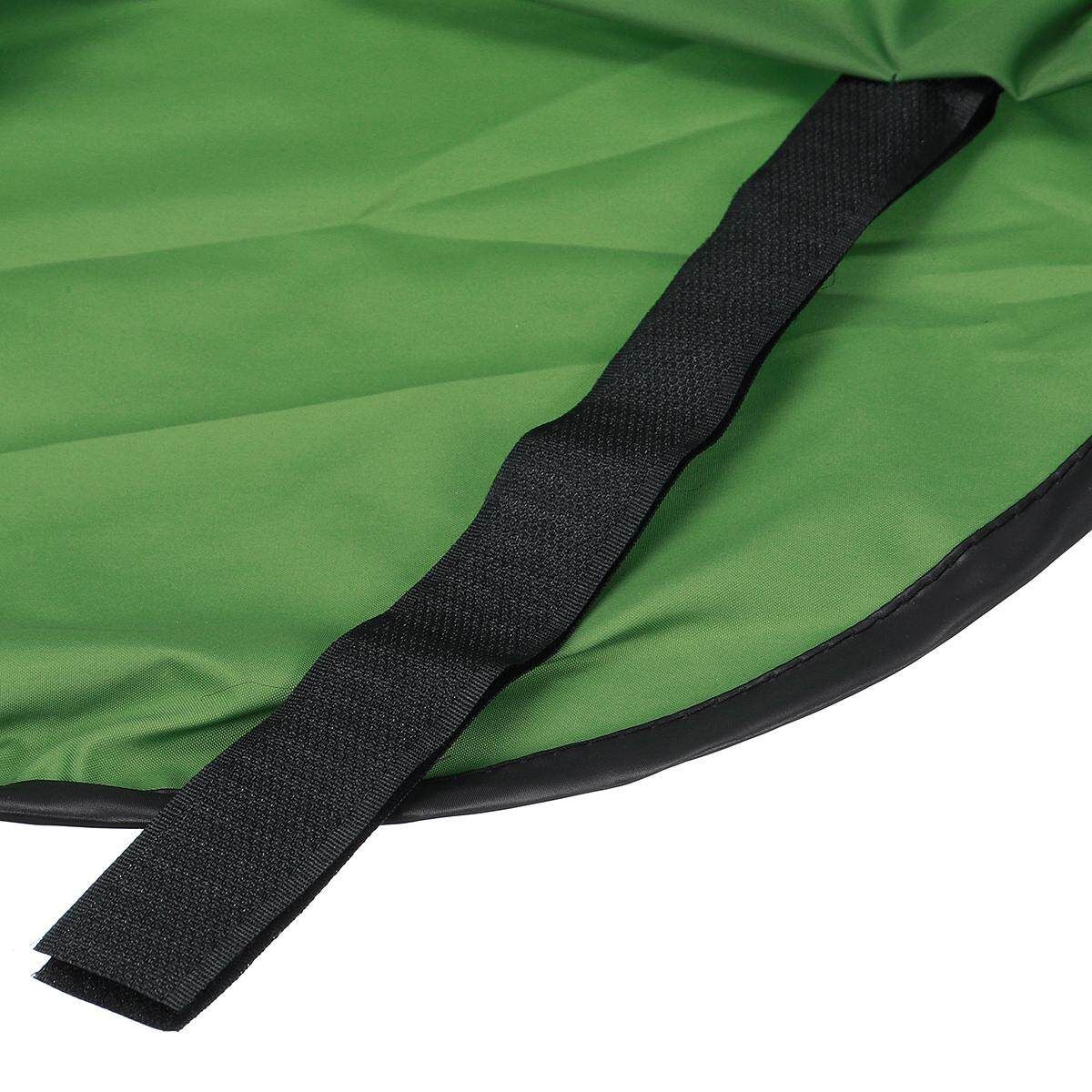 195*125cm Waterproof Swings Top Cover Replacement Canopy Chair UV Protection 2-3 Person Outdoor Patio Army Green