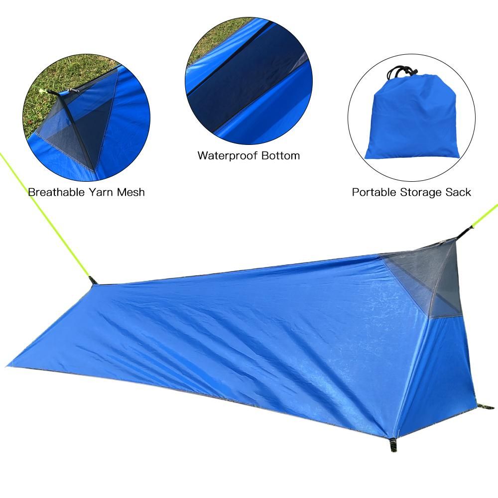 Backpacking Tent Outdoor Camping Sleeping Bag Tent Lightweight Single Person Tent with Net