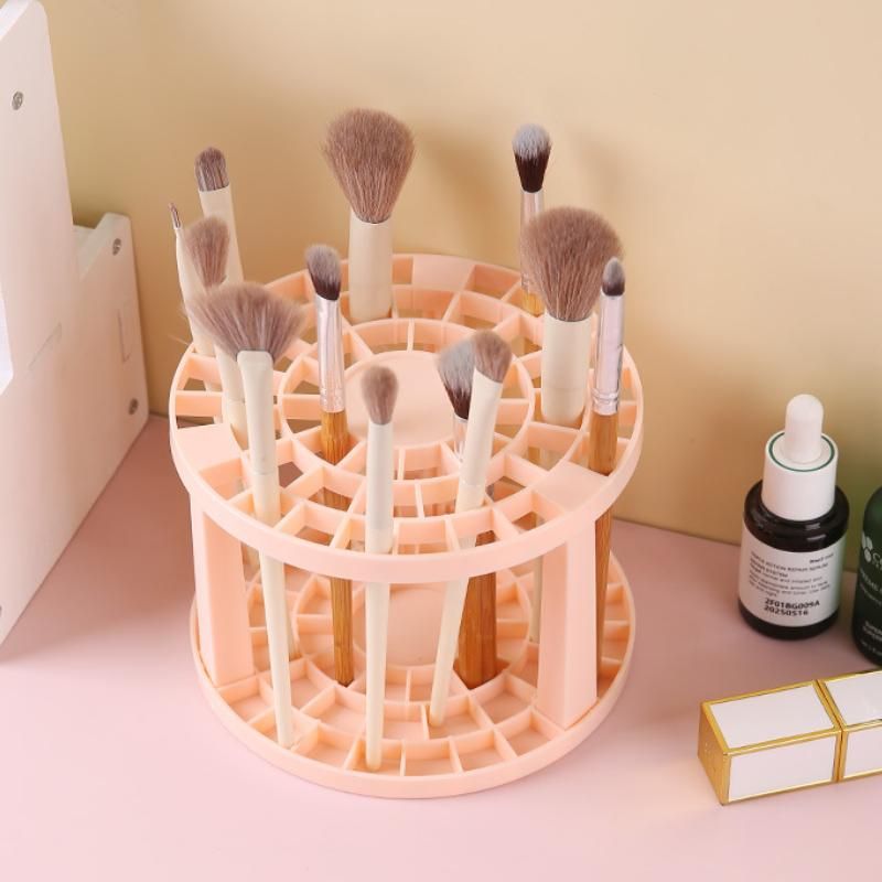 Lattices Cosmetic Multifunction Large-Capacity Make-up Brush Storage Box Table Organizer Make Up Tools Pen Storage Holder