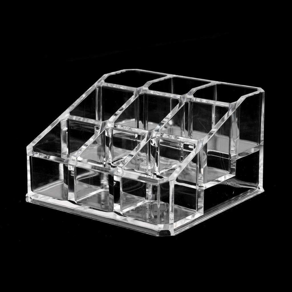 9 Grids  ORGANIZER Acrylic  Holder Jewellery Case Box