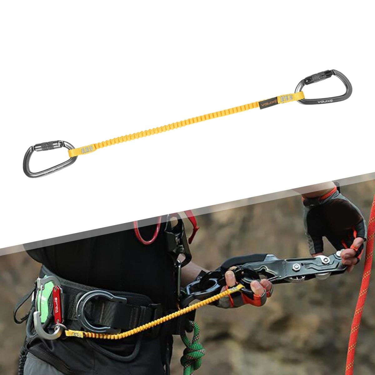 Climbing Elastic Rope Resistance Rope Retractable Safety