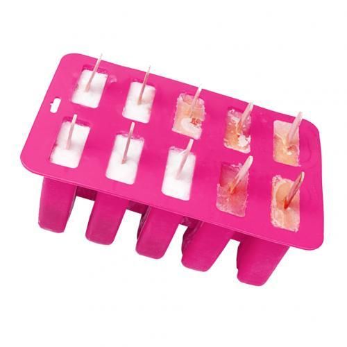 10 Grid Ice Cube Maker Summer Refrigerator Ice Cream Grinder