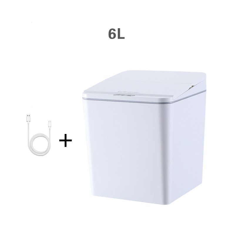 Automatic Touchless Trash Can Smart Intelligent Trash Bin Infrared Motion Sensor Garbage Can Car Waste Bins Home Desktop Dustbin