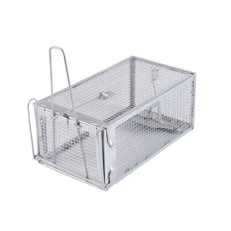 (14X12X27)1pc Iron Sensitive Rat Trap Rat Catcher Cage For C