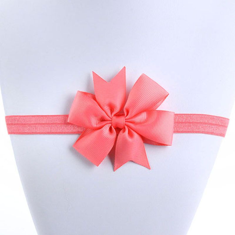 Kids Toddler Infant Baby Girls Cute Big Flower Bow Hair-Red