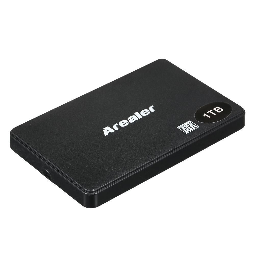 Arealer 1TB USB3.0 High-speed Portable Hard Disk 2.5 inch SATA Mobile Hard Drive High-speed Transmission for PC Laptop